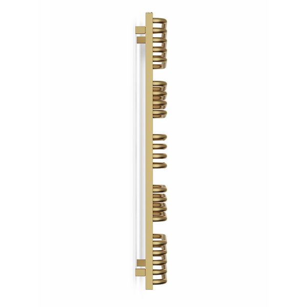 Terma Alex One H1140 x W500mm Brass Electric Only Towel Rail - Image 4