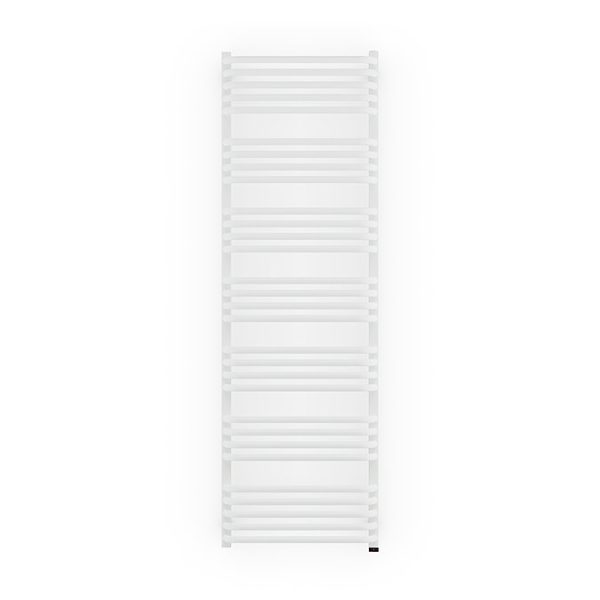 Terma Alex One H1580 x W500mm White Electric Only Towel Rail - Image 3