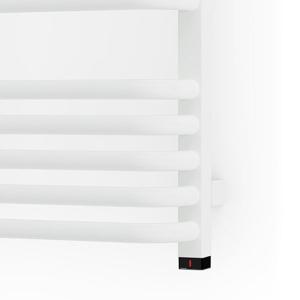 Terma Alex One H1580 x W500mm White Electric Only Towel Rail - Image 2