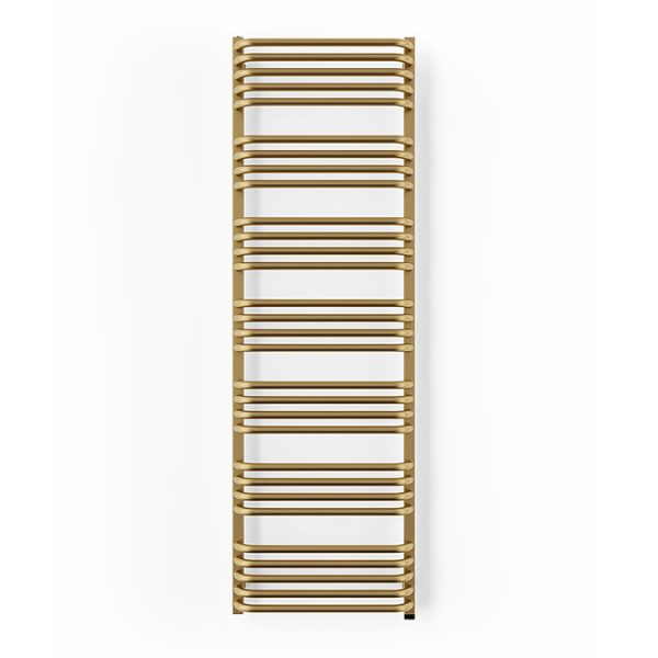 Terma Alex One H1580 x W500mm Brass Electric Only Towel Rail - Image 5