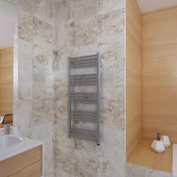 Terma Fiona One Sparkling Gravel Electric Towel Rail 480 x 1140mm - Image 3