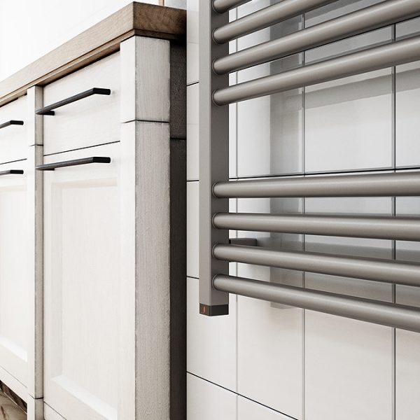 Terma Fiona One Sparkling Gravel Electric Towel Rail 480 x 1380mm - Image 6