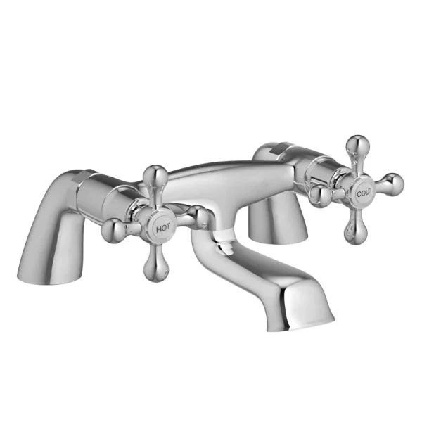 Nuie Viscount Range Bath Filler   Chrome