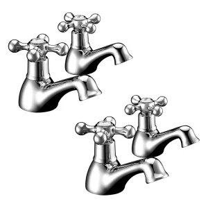 Nuie Viscount Range Bath & Basin Taps   Chrome