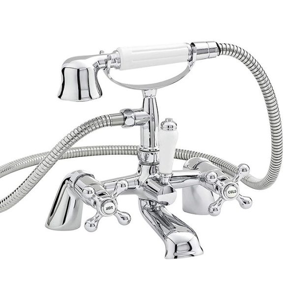 Nuie Viscount Range Mono Basin & Bath Shower Mixer   Chrome - Image 3