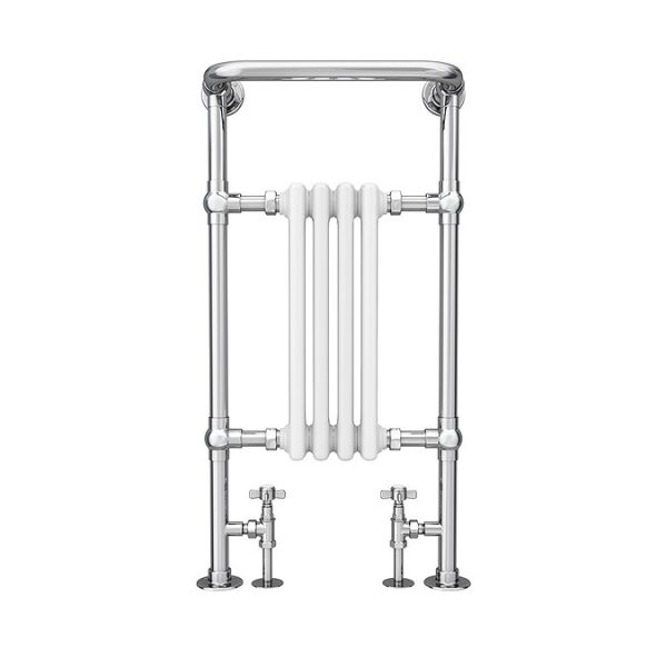 Mayfair Traditional Chrome Heated Towel Rail H965mm x W495mm - Image 4