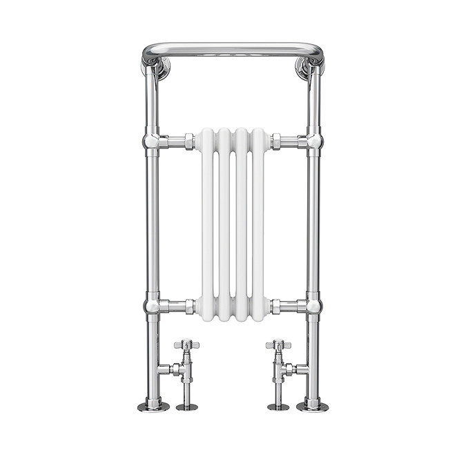 Mayfair Traditional Radiator with Crosshead Valves - Image 2