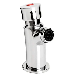 Bristan   Single Soft Touch Wall Mounted Timed Flow Tap with Flow Regulator