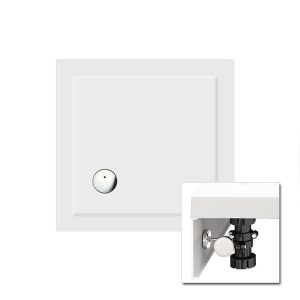 Zamori   35mm Square Shower Tray with Leg & Panel Set   Various Size Options