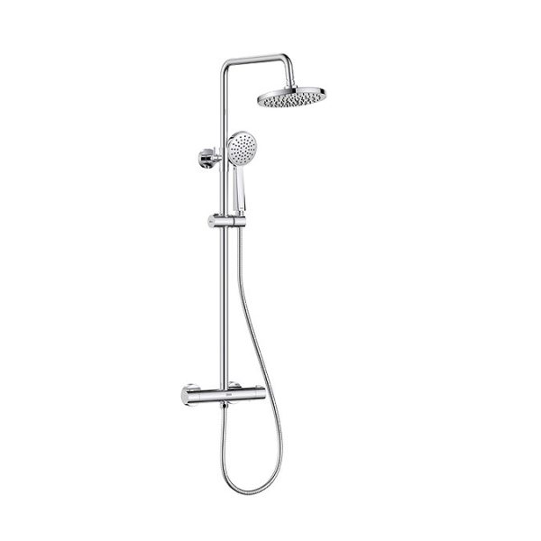 Bristan Zing2 Thermostatic Bar Shower Valve and Rigid Riser Kit   Chrome - Image 2