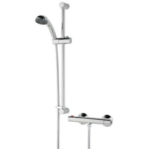 Bristan   Zing Cool Touch Thermostatic Bar Valve with Adjustable Riser Kit