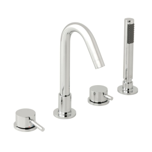Vado Zoo 4 Hole Bath Shower Mixer with Handset and Spout