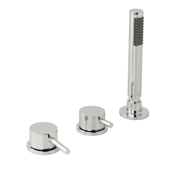 Vado Zoo 3 Hole Bath Shower Mixer (Without Spout)